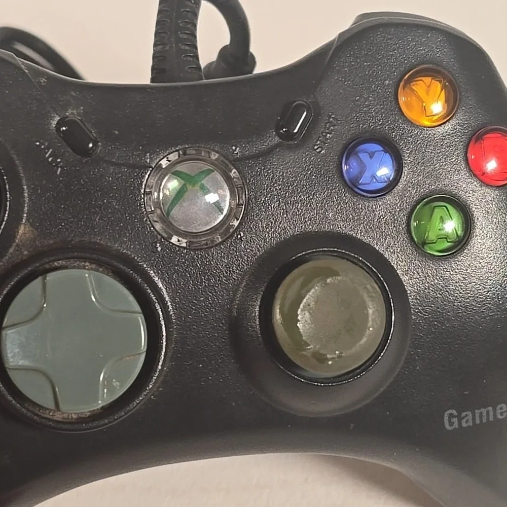 GameStop Xbox 360 Controller BB-070‎ - Black - No USB Adapter